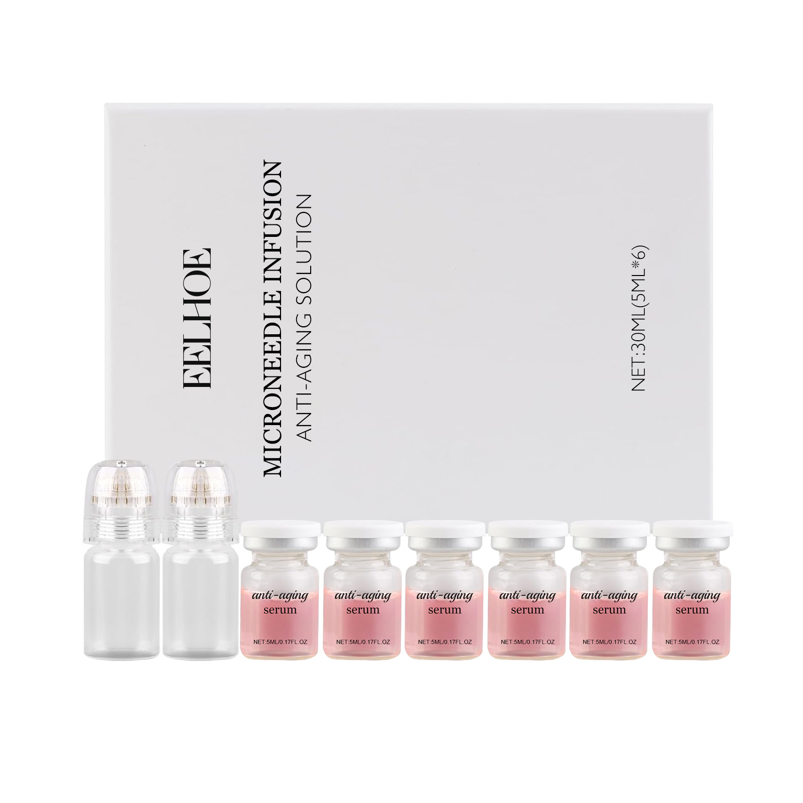 EELHOE Moisturizing Skincare Roller Set – Hydrating & Firming Serum for Fine Line Reduction and Daily Care