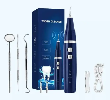 Dailyblisshop Electric Plaque Remover for Teeth at home (ORAL Max) - Dual-Button Oral Care Kit